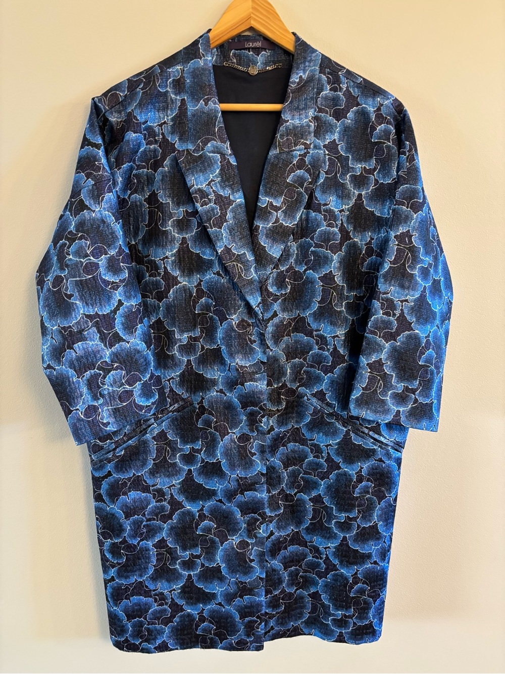 Laurel Blue & Black Shimmer Coat